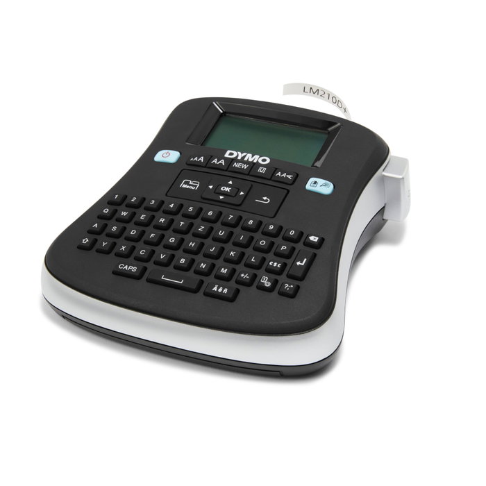 Dymo LabelManager 210D+ Etiquetadora Móvil Negra y Plata Dymo LabelManager 210D+ Etiquetadora Móvil Negra y Plata
