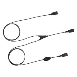 Jabra Cable de supervisión con interruptor de silencio QD a 2x QD