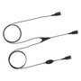 Jabra Cable de supervisión QD a 2x QD con interruptor de silencio Negro