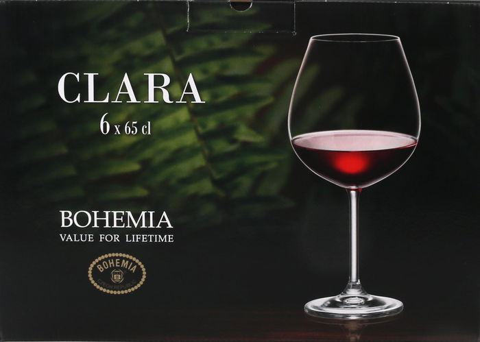 Bohemia Set 6 Copas Gran Vino "Clara" 650 cc (4 Cajas)