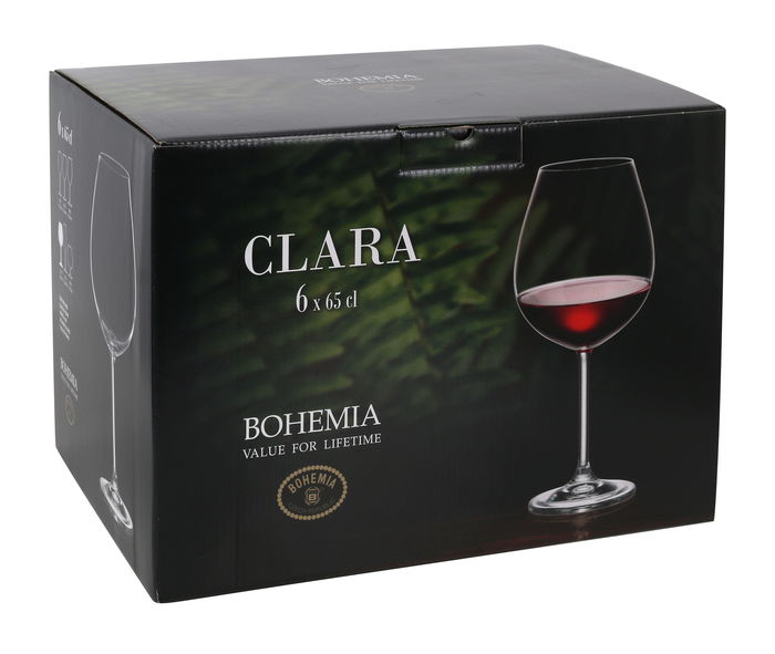 Bohemia Set 6 Copas Gran Vino "Clara" 650 cc (4 Cajas)