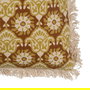 Cojín Beige-Marrón 100% Algodón 60 X 40 cm (Set de 2)
