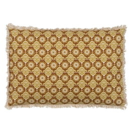Ixia Cojín Beige-marrón 100% Algodón 60 x 40 cm