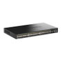 D-Link DGS-1530-52P/E Switch Gestionado L2 con 48 Puertos PoE+ y 4 SFP+ 10G