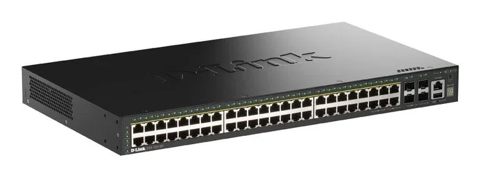 D-Link DGS-1530-52P/E Switch Gestionado L2 con 48 Puertos PoE+ y 4 SFP+ 10G