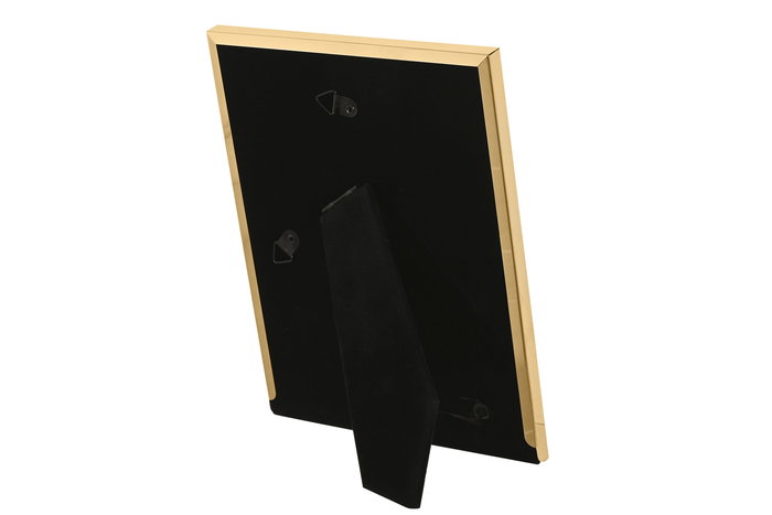 DKD Home Decor Marco Foto 20x25 Dorado Acero y Cristal 30.5 x 25.5 cm (4 Unidades)