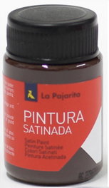 LA PAJARITA Pintura Satinada Sombra Tostada Base Látex 35 ml