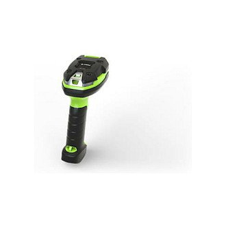 Zebra LI3678-ER Lector de Códigos de Barras Portátil 1D USB/Bluetooth - Escaneo 17.1 m, IP65/IP67, Resistente Agua/Polvo, Negro/Verde