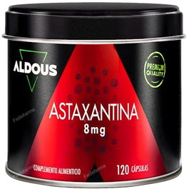 Aldous Bio Astaxantina Natural Pura 8 Mg - 160 Mg Aceite Rico en Omega 3, Suplemento Antioxidante