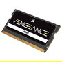 Corsair Vengeance CMSX48GX5M1A4800C40 48GB DDR5 4800MHz CL40 SO-DIMM para Portátil Negra Retail