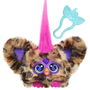 Hasbro Furby Furblets Chee-Chee - Figura Juguete Interactivo Electrónico de Colección para Niños con Sonidos en Idioma Furbish, Clip de Llavero, Incluye Pilas