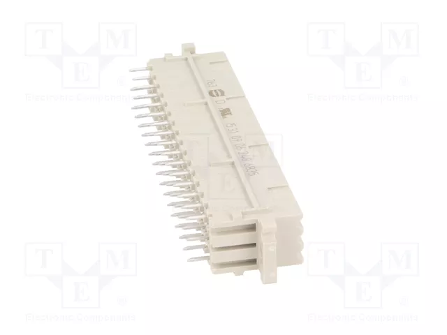 HARTING Conector DIN 41612 hembra de 48 pines, recto, THT HARTING Conector DIN 41612 hembra de 48 pines, recto, THT
