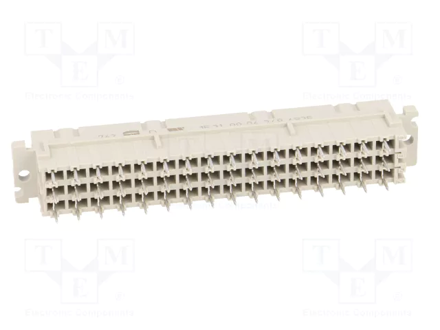 HARTING Conector DIN 41612 hembra de 48 pines, recto, THT HARTING Conector DIN 41612 hembra de 48 pines, recto, THT