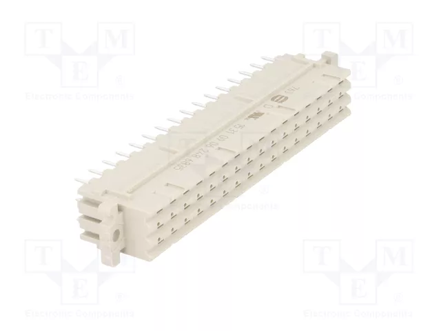 HARTING Conector DIN 41612 hembra de 48 pines, recto, THT HARTING Conector DIN 41612 hembra de 48 pines, recto, THT