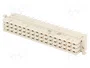 HARTING Conector DIN 41612 hembra de 48 pines, recto, THT