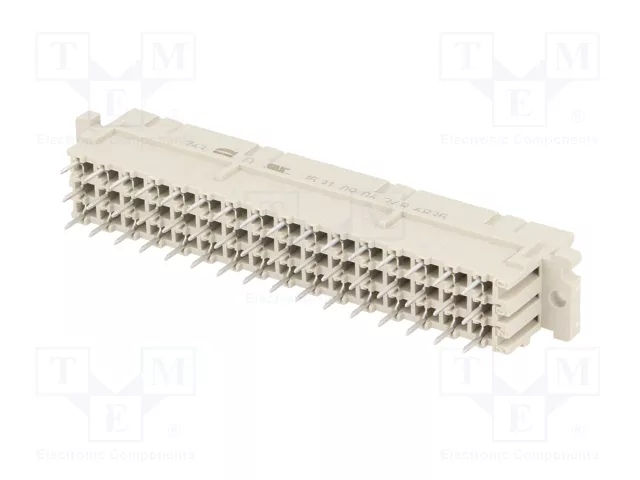 HARTING Conector DIN 41612 hembra de 48 pines, recto, THT HARTING Conector DIN 41612 hembra de 48 pines, recto, THT