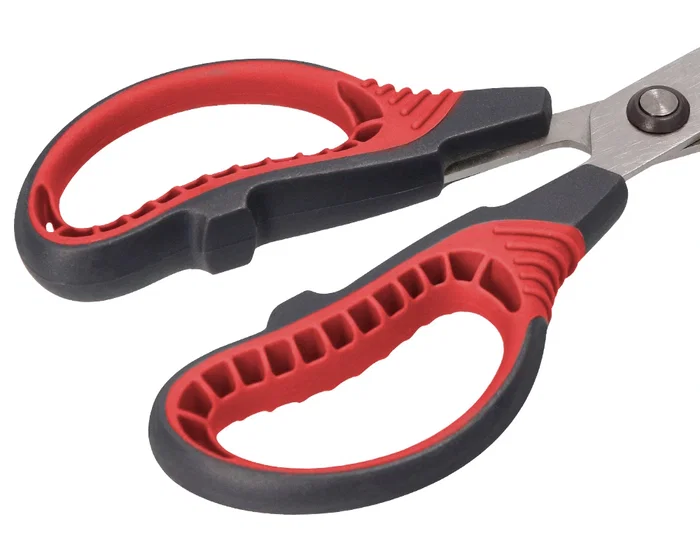 Liderpapel Tijera Titanio Hoja Curva 16.5 cm Durabilidad y Facilidad de Corte con Funda Protectora