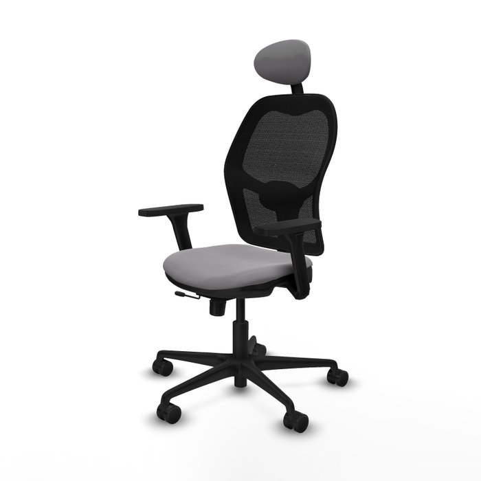 PIQUERAS Y CRESPO Silla de oficina Jorquera Gris y Negro