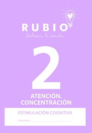Cuaderno Rubio A4 Estimulacion Cognitiva Atencion Nº 2 (Deterioro Cognitivo Leve-Moderado) (Set de 5)