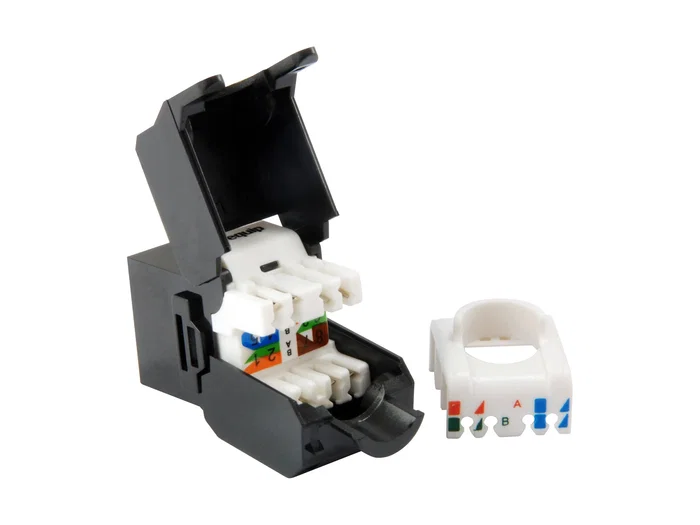 EQUIP Jack Keystone sin apantallar Cat.6A Toolfree, 8 uds./paquete