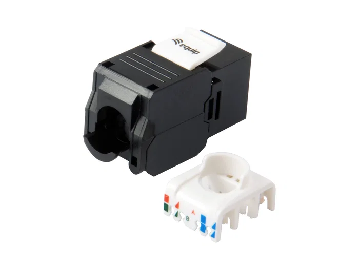 EQUIP Jack Keystone sin apantallar Cat.6A Toolfree, 8 uds./paquete