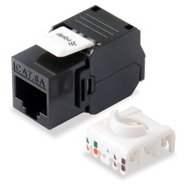 Equip Kit de 8 Conectores Keystone RJ45 Hembra UTP Categoría 6A (Cat6A) Tool-Free para Panel - Ref. 769226