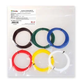 COLIDO 3D-PEN Low Temperature Filamento PEN LT 1,75mm Blanco/Rojo/Azul/Verde/Amarillo/Negro (50gr x color)