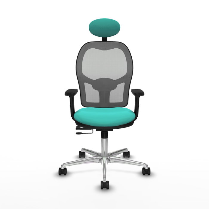 PIQUERAS Y CRESPO Silla de oficina Jorquera Turquesa y Gris PIQUERAS Y CRESPO Silla de oficina Jorquera Turquesa y Gris