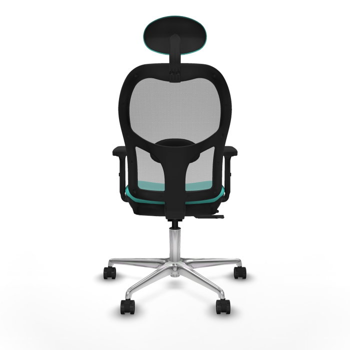 PIQUERAS Y CRESPO Silla de oficina Jorquera Turquesa y Gris PIQUERAS Y CRESPO Silla de oficina Jorquera Turquesa y Gris