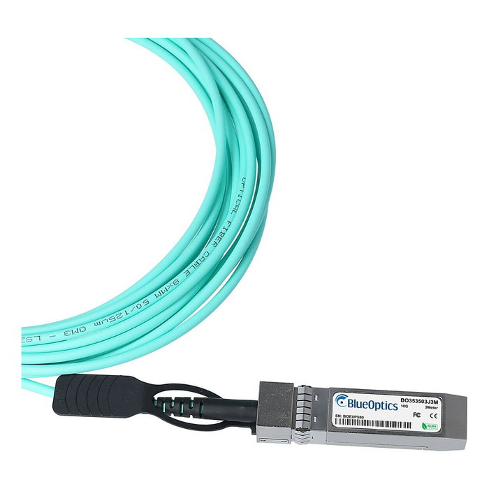 BlueOptics 10GB-F10-SFPP-BO Cable AOC de fibra óptica de 10 Gb, 10 m
