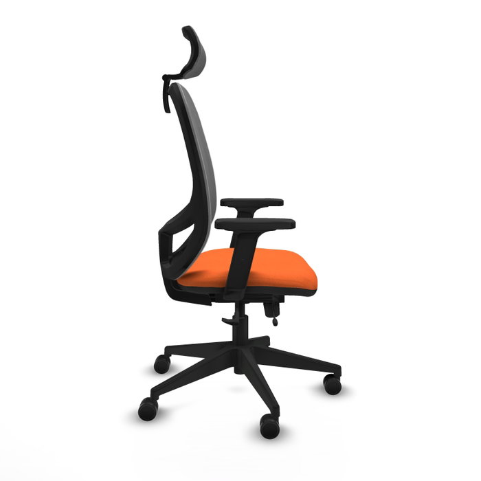 PIQUERAS Y CRESPO Silla de oficina Cilanco Naranja y Gris
