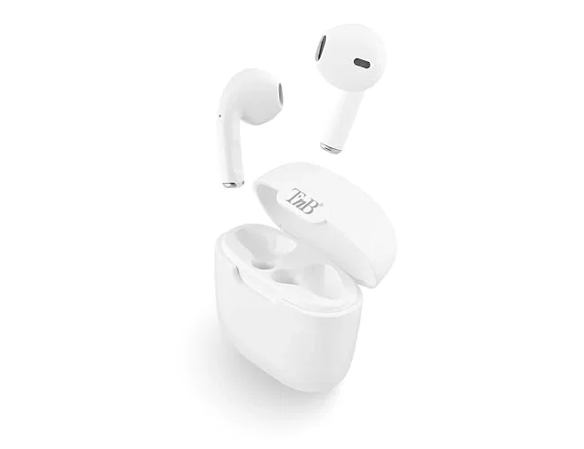 TNB FEAT 3 Auriculares Intrauriculares TWS con Caja de Carga - Blanco