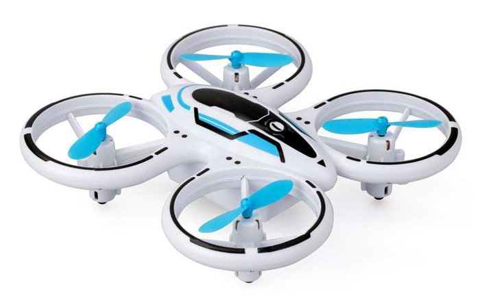Bizak Dron Acrobatico Neon Transmisión 2.4GHz 3 Canales Luces LED Azul y Verde Español