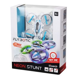 Bizak Dron Acrobatico Neon Transmisión 2.4GHz 3 Canales Luces LED Azul y Verde Español