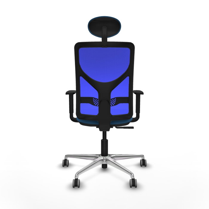PIQUERAS Y CRESPO Silla de oficina Motilla con mecanismo Sincro Azul