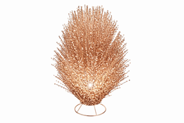 DKD Home Decor Lámpara de sobremesa de ratán 40x40x73 cm