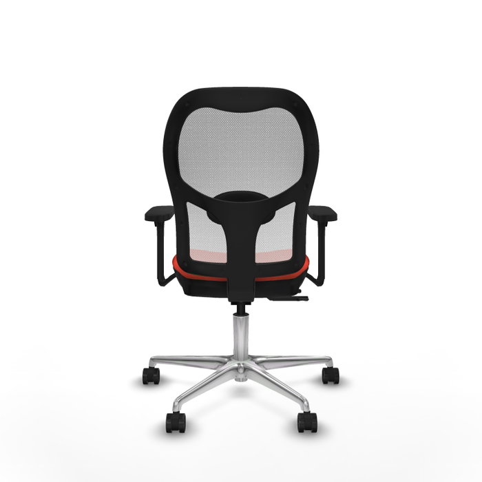PIQUERAS Y CRESPO Silla de oficina Jorquera con mecanismo Sincro/Traslack Naranja oscuro y Blanco PIQUERAS Y CRESPO Silla de oficina Jorquera con mecanismo Sincro/Traslack Naranja oscuro y Blanco