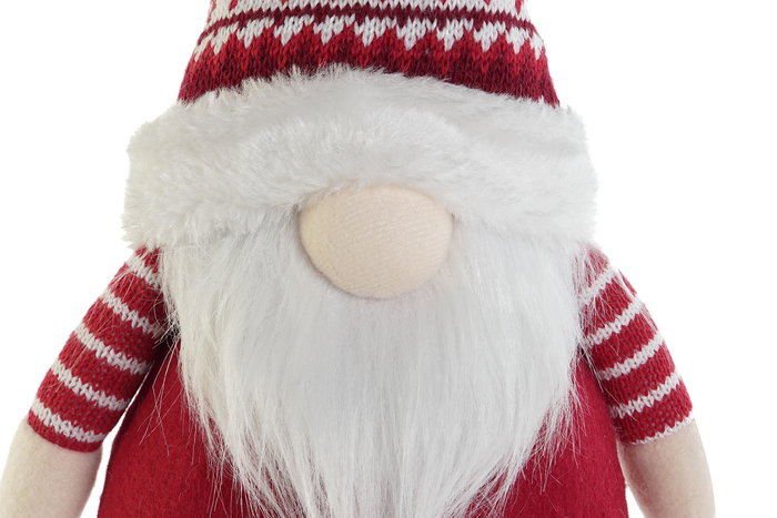 DKD Home Decor Figura Gnomo Rojo Blanco 17 x 63 x 12 cm DKD Home Decor Figura Gnomo Rojo Blanco 17 x 63 x 12 cm