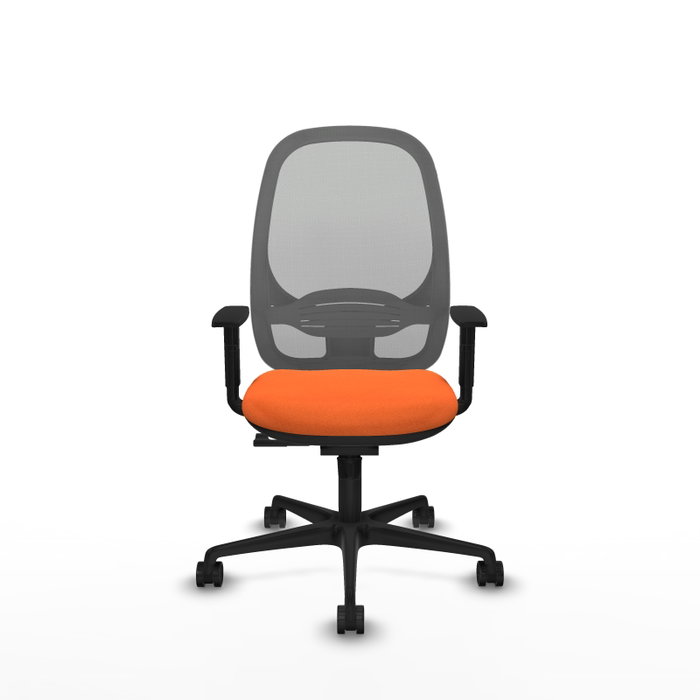 PIQUERAS Y CRESPO Silla de oficina Cilanco Naranja y Gris PIQUERAS Y CRESPO Silla de oficina Cilanco Naranja y Gris