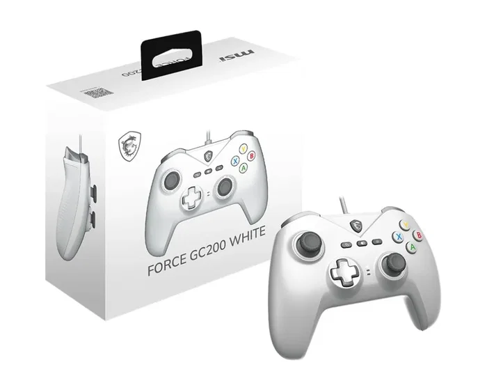 MSI FORCE GC200 Blanco Gamepad USB MSI FORCE GC200 Blanco Gamepad USB