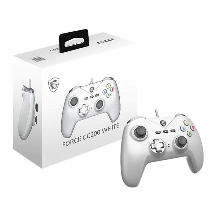 MSI FORCE GC200 Blanco Gamepad USB MSI FORCE GC200 Blanco Gamepad USB