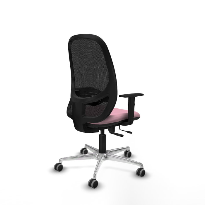 PIQUERAS Y CRESPO Silla de oficina Cilanco Rosa y Negro PIQUERAS Y CRESPO Silla de oficina Cilanco Rosa y Negro