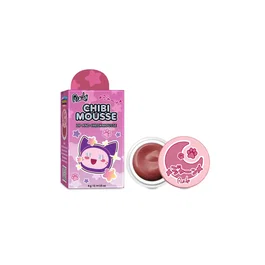 Rude Cosmetics Chibi Mousse Bálsamo para labios y mejillas 2 en 1, 4 g