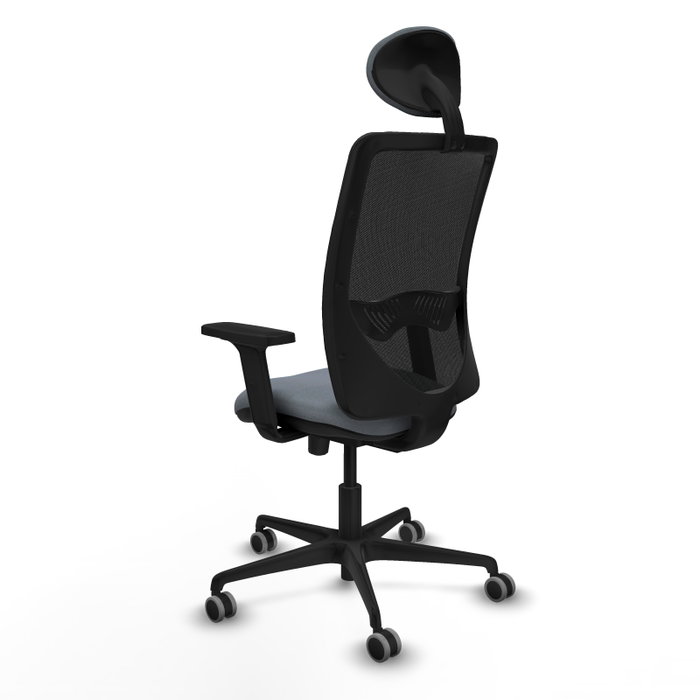 PIQUERAS Y CRESPO Silla de oficina Zulema con mecanismo Sincro/Traslack, Gris y Negro PIQUERAS Y CRESPO Silla de oficina Zulema con mecanismo Sincro/Traslack, Gris y Negro