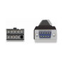 DeLOCK 89900 Cable serial RS-232 DB9 macho a hembra, 0,25 m, Gris