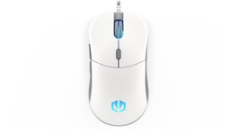 Endorfy GEM Onyx White Ratón Gaming Óptico 8000 DPI PixArt PMW3325 ARGB PTFE