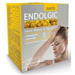 Dietmed Endolgic 30 Comp. Para Dolor de Cabeza con Sauce Blanco, Boswellia y Harpagofito