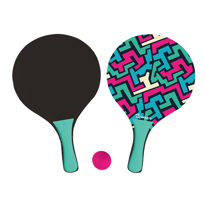 Marbueno Conjunto Palas Madera Mosaico 38x24x0,6 cm Jardin, Piscina y Playa MARBUENO SUMMER 10177 Marbueno Conjunto Palas Madera Mosaico 38x24x0,6 cm Jardin, Piscina y Playa MARBUENO SUMMER 10177