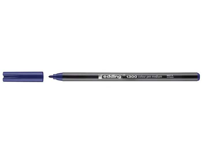 Edding Rotulador 1300 Azul Punta Redonda 2 mm (Set de 10)