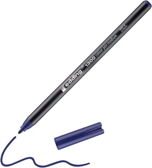 Edding Rotulador 1300 Azul Punta de Fibra 2 mm (Set de 10)